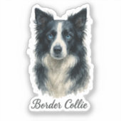 縁ど犬 シール (正面)