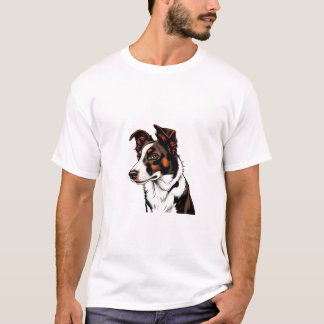 縁ど犬 Tシャツ