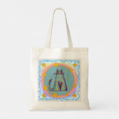 縁ど猫 トートバッグ (裏面)