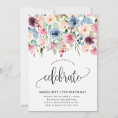 縁ど祝「誕生日」 招待状 (正面)