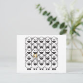 縁ど羊の中の子 ポストカード (スタンド正面)