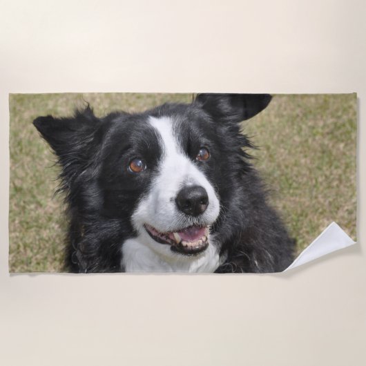 縁ど ビーチタオル (正面)