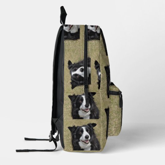 縁ど プリントバックパック (左)