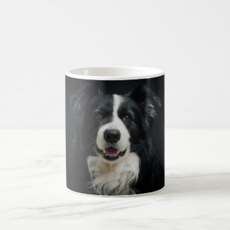 縁どCollieまたは自分の写真 コーヒーマグカップ