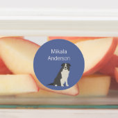 縁どCollie Dogカラー防水ラベル ラベル (貼付)