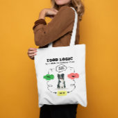 縁どCollie Food Logicパーソナライズされた トートバッグ