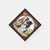 縁どCollie IPA スタンダードカクテルナプキン (角)