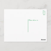 縁どCollie Puppy Dog – こんにちは考え、あなた ポストカード (裏面)