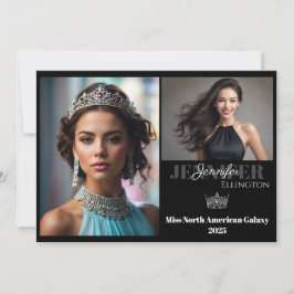 縁どPageant Essentialsオートグラフコンポジットカード 招待状