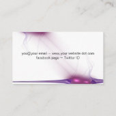 縁どStreaks Business Card 名刺 (裏面)