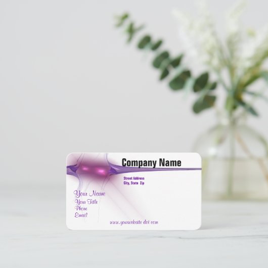 縁どStreaks Business Card 名刺 (スタンド正面)