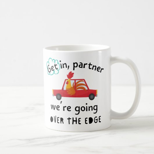 縁の上に コーヒーマグカップ (右)