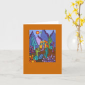 縁の懇願のメッセージカード カード (黄色い花)