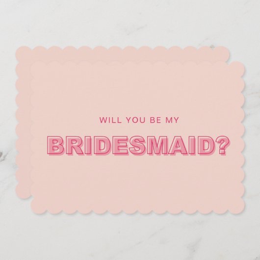 縁の縁の縁の縁の花嫁の提案カード 招待状 (正面/裏面)