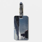 縁の自由な引用文の荷物のラベル ラゲッジタグ (裏面縦)