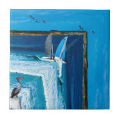 縁を極端に越えて タイル (正面)