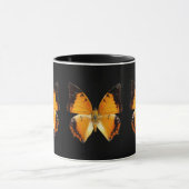 縁取りが黒いシャラクサバタフライ コーヒーマグ マグカップ (中央)