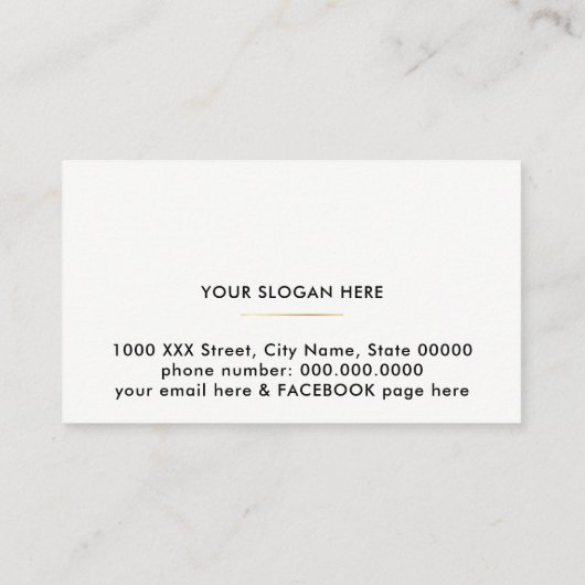 縁取りバラ花、メイク美しいフローラ白 名刺 (裏面)