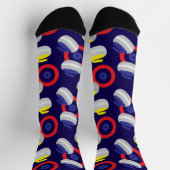 縁石とターゲットパターン ソックス (上部)