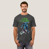 縁石クラッシャー おもしろTシャツ Tシャツ (正面フル)