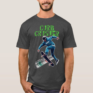 縁石クラッシャー おもしろTシャツ Tシャツ