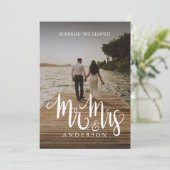 縁組のお知らせ 招待状 (スタンド正面)