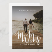 縁組のお知らせ 招待状 (正面/裏面)