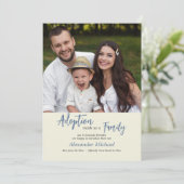 縁組みによって家族の発表があった 案内状 (スタンド正面)