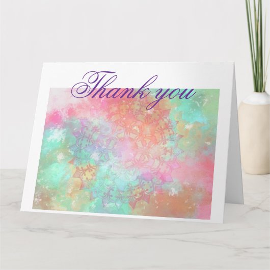 縁結曼荼羅 pegascon サンキューカード (正面)