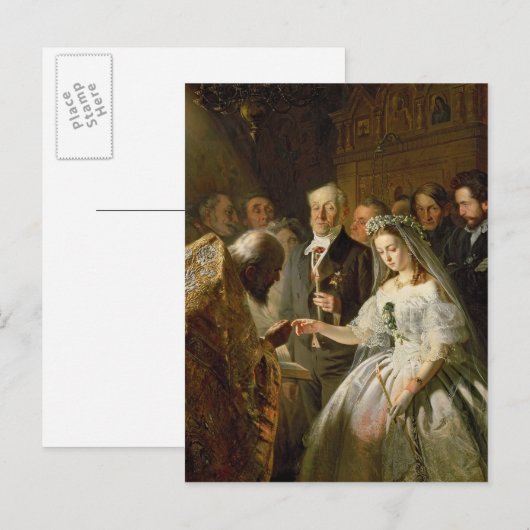 縁談1862年 ポストカード (正面/裏面)