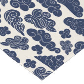 縁起の良い雲のパター伝統的ン中国のTR ショートテーブルランナー (コーナー)