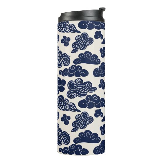 縁起の良い雲伝統的のパタ中国のーンTT タンブラー (回転左)