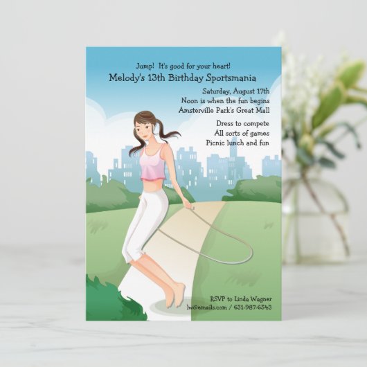 縄跳びの招待状 招待状 (スタンド正面)