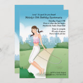 縄跳びの招待状 招待状 (正面/裏面)