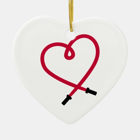 縄跳び セラミックオーナメント (正面)