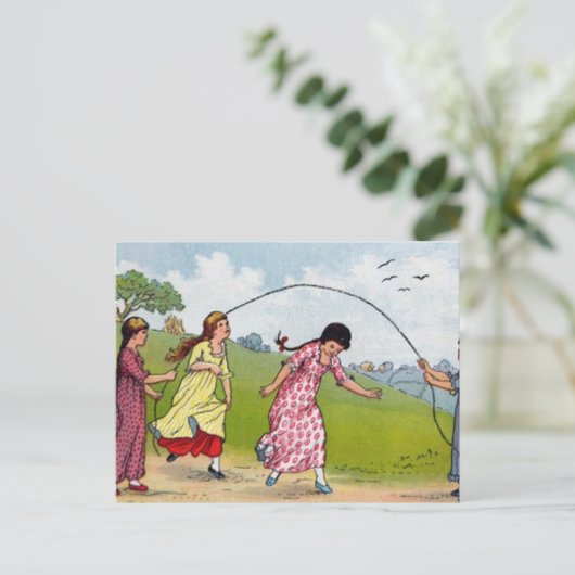 縄跳び ポストカード (スタンド正面)