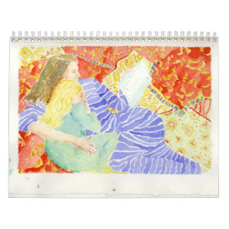 縞で飾ります カレンダー