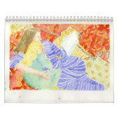 縞で飾ります カレンダー (カバー)