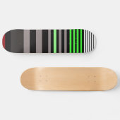 縞で飾ります スケートボード (横)