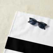 縞で飾ります ビーチタオル (インサイチュ)