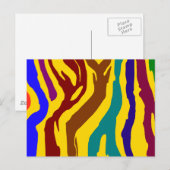 縞で飾ります ポストカード (正面/裏面)