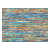 縞で飾り、玉が付きます テーブルクロス (正面(横))