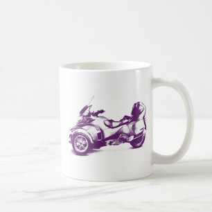 縞になるCanAm Spyder RT 2010 コーヒーマグカップ