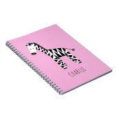 縞模様の子たち ゼブラ キュート ノートブック (右側)