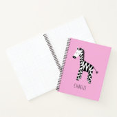 縞模様の子ゾウがかわいい ノートブック (内部)