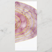 縞模様の宝石 |ディナーメニューカードの作成 メニュー (裏面)