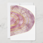 縞模様の宝石 | Mauve 祝 Let's 招待状 (裏面)