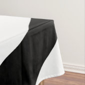 縞模様の模様が白黒+アイディア テーブルクロス (インサイチュ)