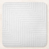 縞模様の紙の背景 スクエアペーパーコースター (正面)