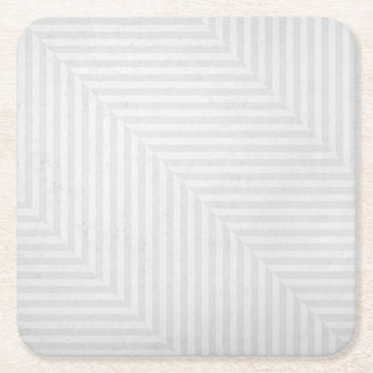 縞模様の紙の背景 スクエアペーパーコースター (正面)